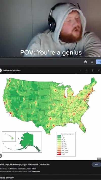 Vaush when he takes his glasses off