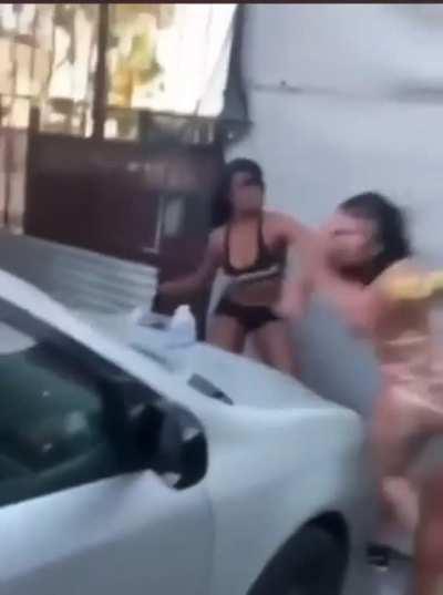 Tits out fight