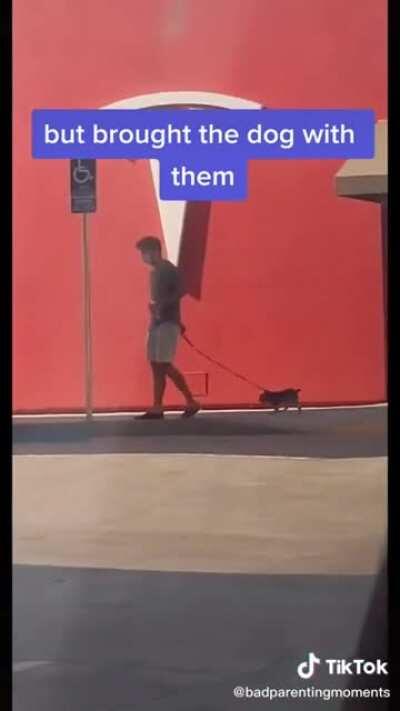 Parents leave daughter in car and turn dog mode on