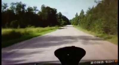 To drive on a back country road