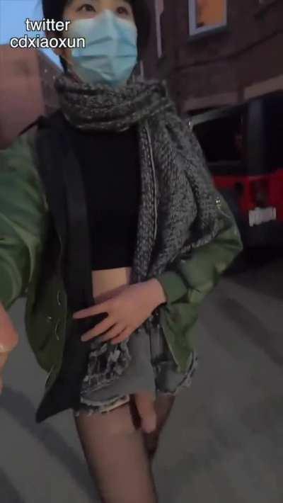 Suki trans public cumshots and pissing