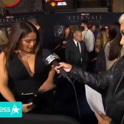 Salma Hayek at the Eternals Premiere 😌