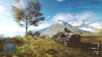 Chased by 2 helis but I’m listening to free bird