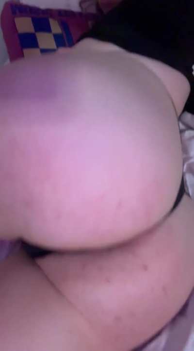 Lovely pale ass
