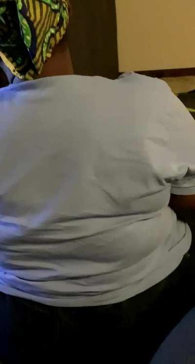 My moms friend came over