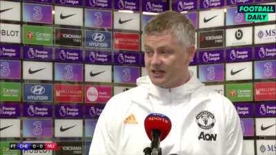 Ole Post Match Interview (Chelsea vs MUFC)