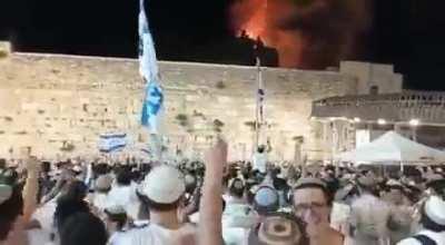 I just can’t get over this video. One of the grossest displays of violent bigotry, cheering cause they thought a holy site was burned down.