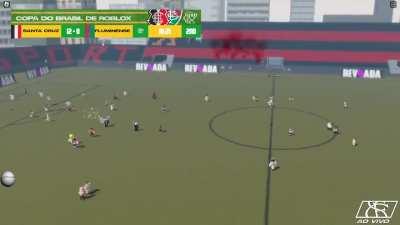 CENAS LAMENTÁVEIS: Torcida do Fluminense invade gramado na Copa Roblox de Futebol para agredir os jogadores após sofrer uma goleada histórica do Santa Cruz.
