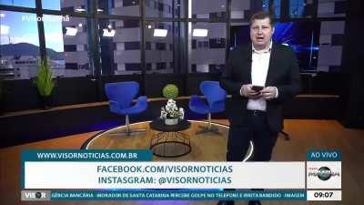 Morador de Santa Catarina irrita bandidos durante tentativa de golpe