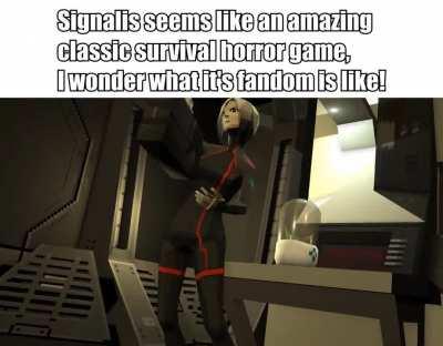 Wait, Signalis is a survival horror and not a game about Sesbian Robots?