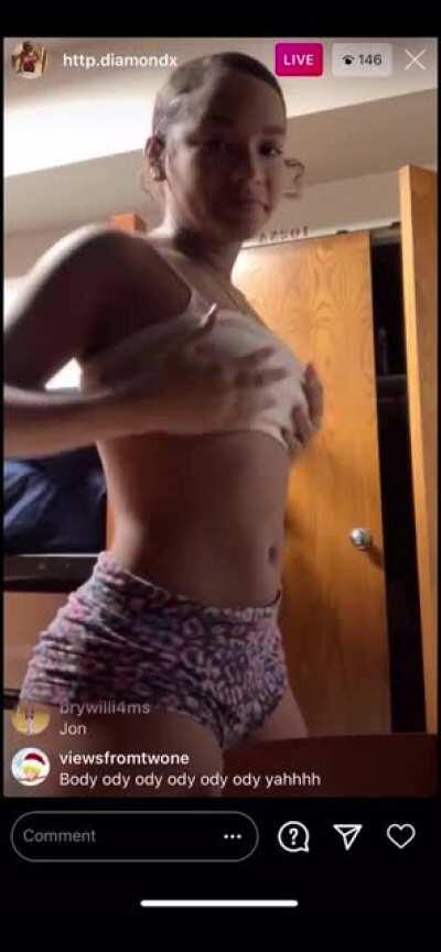 Snippet from her live today 💯,anybody catch more ?