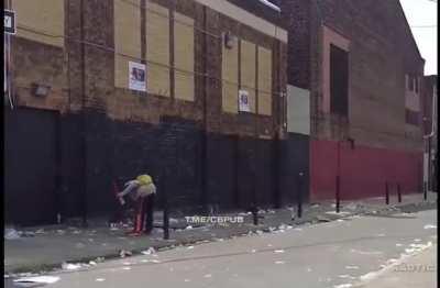 Street in Philly filled with tweakers