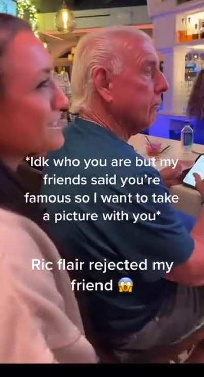 Ric Flair snubs on The Main Character