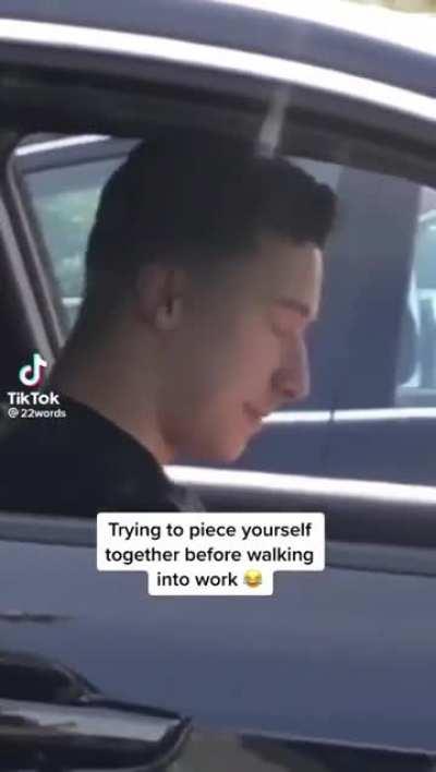 Regretting that pre shift smoke...