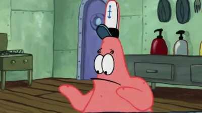 Spongebob gave a sucky