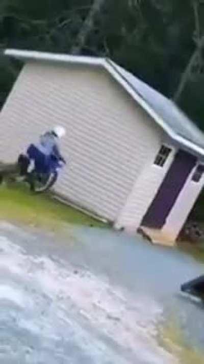 Goofing around with the motorbike, WCGW