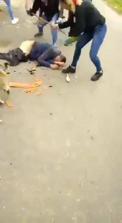 Robber Literally Getting Fucked in Argentina