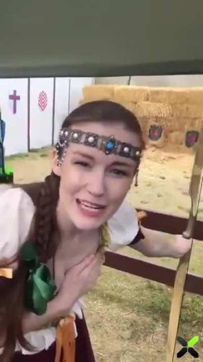 HMC while I try to shoot a bow and arrow