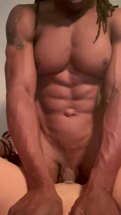 A hot wife view while spread eagle on the edge of the bed 😈