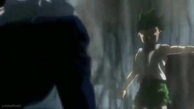 (OC) Gon shows off his talent in singing in front of Pitou and Killua