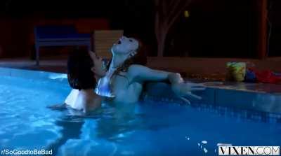 In and out of the pool