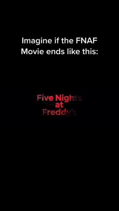 Imagina se esse fosse o final do filme 