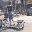 Ladies and gentlemen, I present, the Treadmill Bike