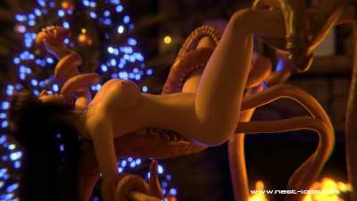 Tifa Christmas Tentacles