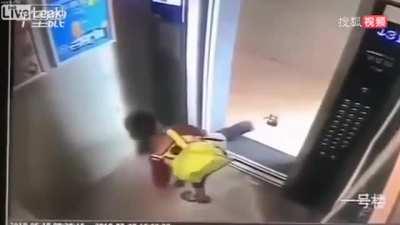 Stuck in the elevator