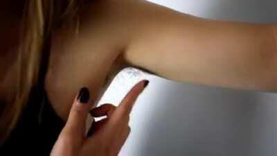 You wish you could stroke your Mistress' armpit hair