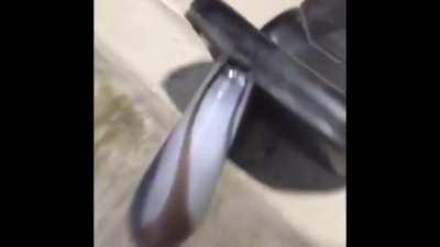 Dumbest experiment I’ve ever done. Random pile of black powder in a vase vs me