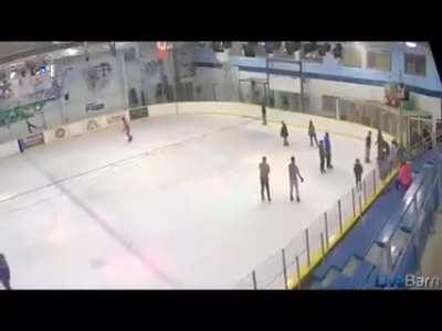 Local rink zamboni exploded