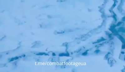 Video of winter 2023. Ukrainian soldiers storm Russian positions with the support of the Dutch YRP-765.