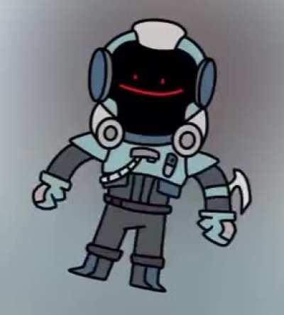 The visitor when he implodes an entire island