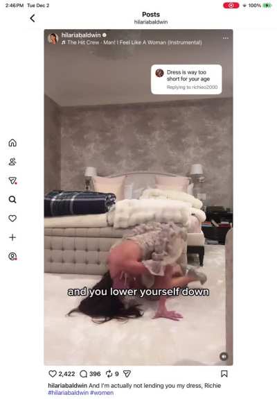 OMG. The circus clown is clapping back at Richie. But she’s missing the point. Oh, and for the finale, it’s TOT.