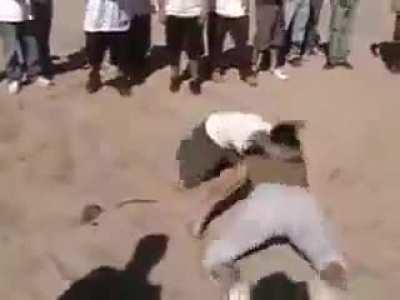 poor video quality but still a good fight