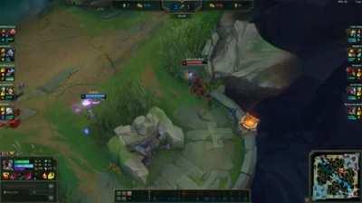 The single greatest play in the history of League, and possibly the world.