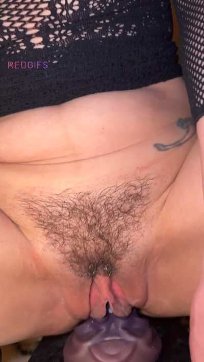 Stretched wide for a thick knot