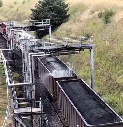 Do you know why water is sprayed on coal during transportation?