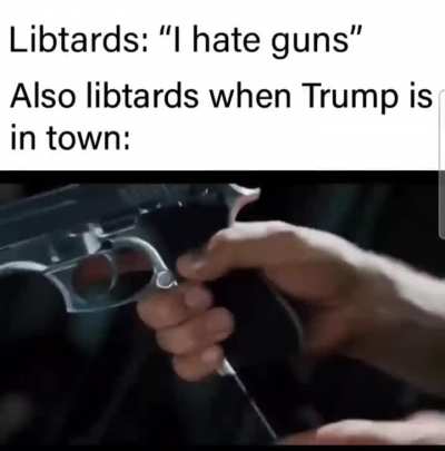 Anti 2A switch real quick when it comes to Trump