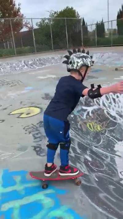 The mum is just laughing at the end