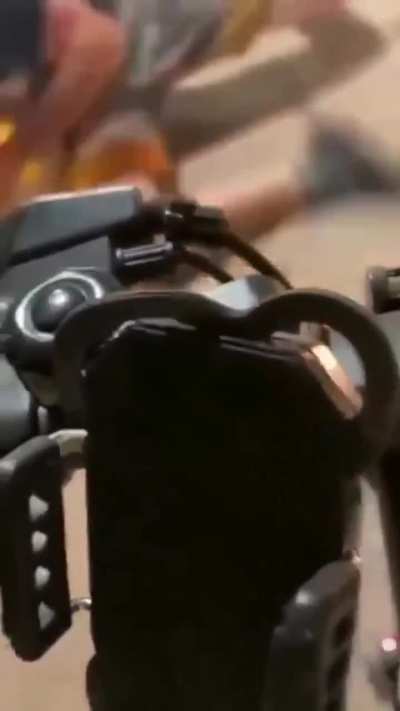 Stop Drop & Roll Proceeded to do so while on cement😭