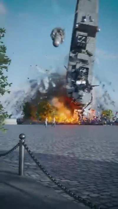 US Navy does a Live-Fire Test of the new Orbital Drop Shock Destroyers. (Aleksey_n on Yt)