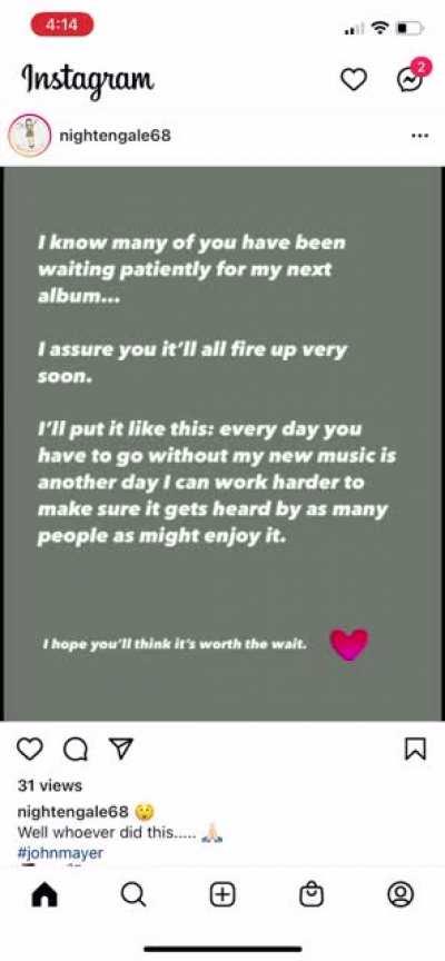 UNSPECIFIED LEAK(?) - Minute long clip of the new single