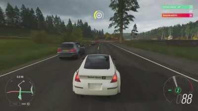 Soo i tryed teaching my friend drifting...
