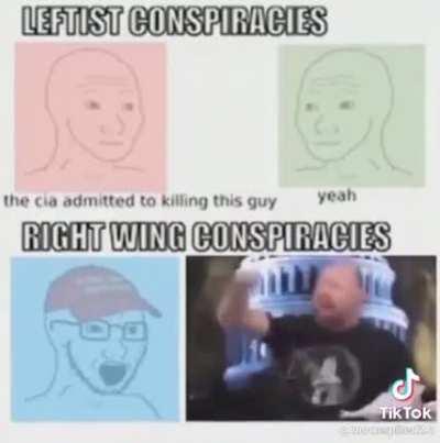 Left vs Right Conspiracies