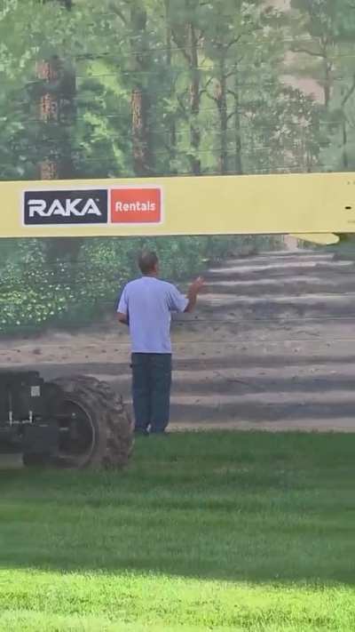 Painting on a wall all by yourself