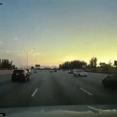 Overly dramatic lane change