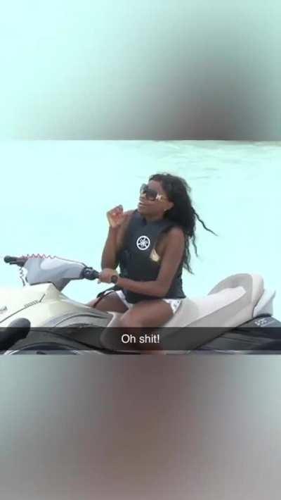 Trying Jetski for the first time.