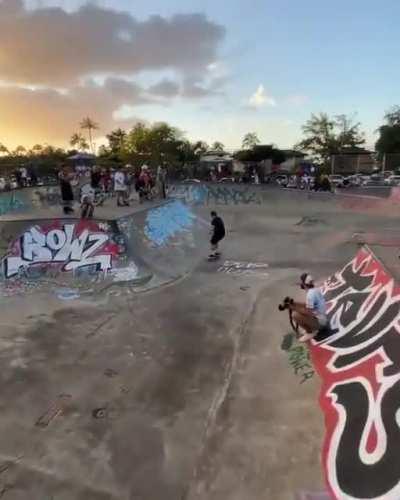 This skateboard trick
